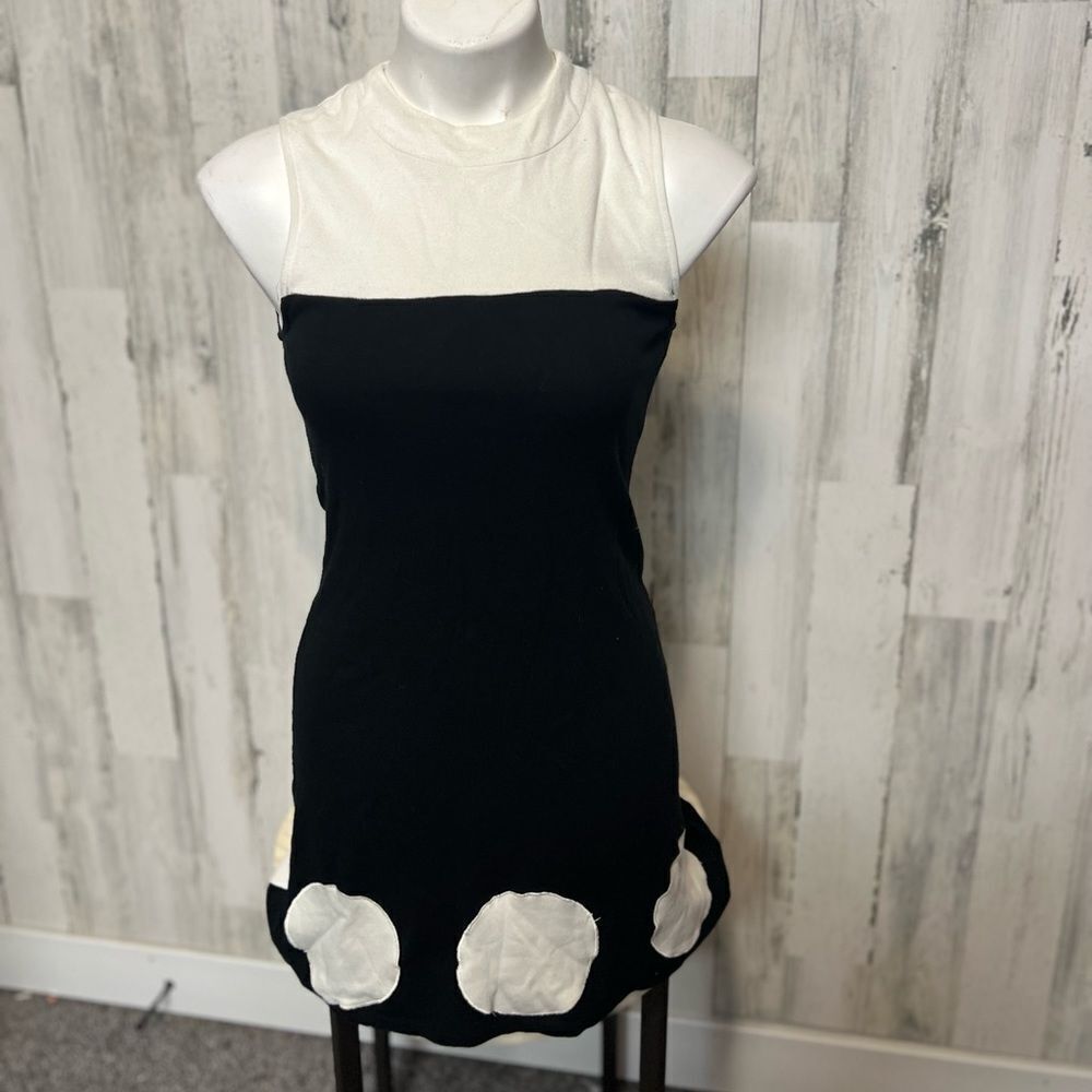 Adore Black white dress